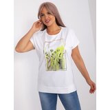 RELEVANCE Blouse-RV-BZ-8830.16P-white-green | Shoptok.si