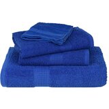 vidaXL Brisače 4 kos modra 100x200 cm 360 g/m² 100% bombaž | Shoptok.si