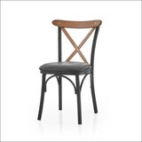  Trpezarijska stolica N-tonet/Crne metalne noge 510x530x870 mm ( 775-013 ) Cene