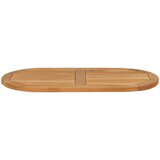  Gornji dio stola 80 x 40 x 2,5 cm Ovalni Čvrsto teak drvo | shoptok.hr