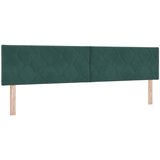  Boxspring krevet s madracem Tamnozelena 200 x 200 cm Baršun | shoptok.hr