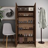 Ormarić za cipele boja hrasta 80x35,5x180 cm konstruirano drvo | shoptok.hr
