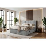 Boxxx POSTELJA Z VZMETNICO 160 cm x 200 cm , tekstil svetlo siva Cene