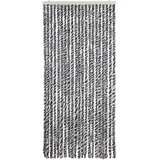  Zastor protiv insekata sivi i crno-bijeli 90 x 220 cm šenil | Eponuda.com