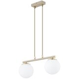 Brilagi Luster na sajli MILO 2xE27/60W/230V bež/zlatna | Eponuda.com