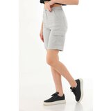 BİKELİFE Shorts - Gray - High Waist Cene