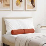  Valjkasti jastučići 2 pcs Crvena narančasta Ø 15 x 40 cm | shoptok.hr
