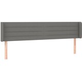  LED uzglavlje tamnosivo 163x16x78/88 cm od tkanine | shoptok.hr