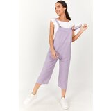 armonika Women's Lilac Gardener Overalls | Shoptok.si