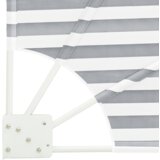 vidaXL Zaslon za zasebnost na balkonu Antracitno siva in bela | Shoptok.si