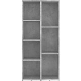 Ormarić Knjižna omara betonsko siva 50x25x106 cm iverna plošča, (20801301) | Shoptok.si