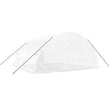  Staklenik s čeličnim okvirom bijeli 36 m² 6 x 6 x 2,85 m | shoptok.hr