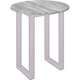  Gornji dio stola Sivi hrast sonoma Ø 60 x 1,5 cm | shoptok.hr