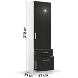 Rauch Möbel omara s klasičnimi vrati, siva, bela | Shoptok.si