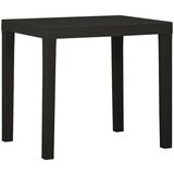 vidaXL Vrtna miza antracitna 79x65x72 cm plastika, (20625450) Cene
