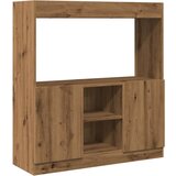 Maison Chic Visoka omara - Komoda - Predalnik artisan hrast 92x33x100 cm inženirski les, (21720467) | Shoptok.si