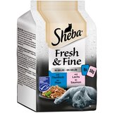 Sheba Multi pakiranje Fresh & Fine vrečke 6 x 50 g - Tuna & losos v želeju Cene