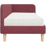  Kutni okvir kreveta Vinska crvena 80 x 200 cm tkanina | Eponuda.com