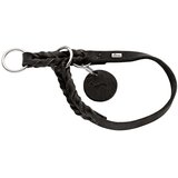 Hunter polzatezna ovratnica za pse Solid Education L/XL 55-60 cm, usnje črna | Shoptok.si