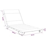  Jastučić za ležaljku GEMERT 100% poliester Crna 200 x 90 x 3 cm - Crna 200 x 90 x 3 cm Poliester | shoptok.hr