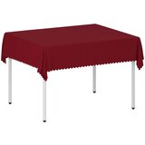  Tkanina za stol 5 kom. Pravokutni Vinska crvena 140 x 180 cm | shoptok.hr