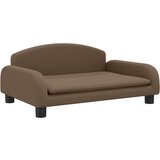 Maison Chic Otroški kavč - Otroški divan - Otroški sedež rjav 70x45x30 cm blago, (21729687) | Shoptok.si