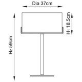  Endon 72631 - Stona lampa HAYFIELD 1xE27/40W/230V brončana/siva | Eponuda.com