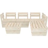  6-dijelna vrtna garnitura od paleta od impregnirane smrekovine | shoptok.hr