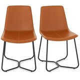 Costway Jedilni stol set Imitacija usnja stol 2 kosa, (5000006624) | Shoptok.si