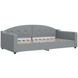  Dnevni krevet na razvlačenje svjetlosivi 100x200 cm od tkanine | shoptok.hr