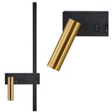 Toolight Zidni svijećnjak APP1439-W BLACK GOLD | shoptok.hr