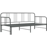 The Living Store Izvlečni posteljni okvir siv iz kovine 90x200 cm - Posteljni Okvir, (21524181) | Shoptok.si