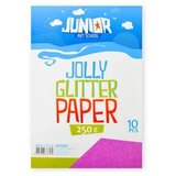 Junior jolly glitter paper papir sa šljokicama a4 250g 10k - odaberite nijansu roze ( 136134 ) Cene