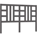  Uzglavlje za krevet sivo 146 x 4 x 100 cm od masivne borovine | shoptok.hr