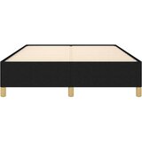  Posteljni okvir črn 140x190 cm blago, (20684231) | Shoptok.si