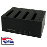 LC Power HDD D. Station 4-bay LC-DOCK-U3-4B 4xSSD/HDD, Black, USB 3.0/eSATA cene