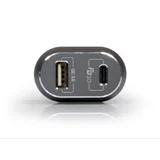 900086 auto punjač za mobilne telefone USB/USB C crno sivi