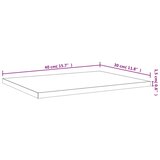  Zidne police 4 kom boja hrasta 40x30x1,5 cm konstruirano drvo | shoptok.hr