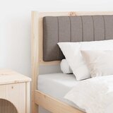  Tapecirani uzglavlje Smeđa 75 cm Čvrsto borovo drvo | shoptok.hr