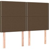  S oprugama i madracem tamnosmeđi 140 x 190 cm od tkanine | shoptok.hr