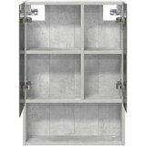  Kupaonski ormar s ogledalom Betonski sivi 50 x 14,5 x 70 cm | shoptok.hr