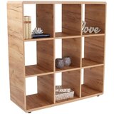XORA regal 108,8/110,2/35 cm barve hrasta | Shoptok.si