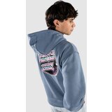 Santa Cruz Chrome Space Dot Pulover s kapuco dusty blue | Shoptok.si
