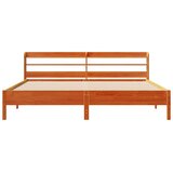  Okvir kreveta bez madraca voštano smeđi 200x200 cm od borovine | shoptok.hr