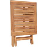  Zložljiva vrtna miza 45x45x45 cm trdna tikovina, (20801112) | Shoptok.si