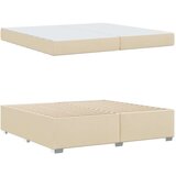  Krevetna konstrukcija Krema 200 x 200 cm tkanina | shoptok.hr