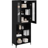 vidaXL Kuhinjski ormarić Zidne Crni hrast 69 5 x 34 x 180 cm Konstruirano drvo | shoptok.hr