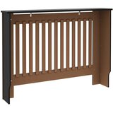  Pokrivač radijatora 2 pcs Crna 112 x 19 x 81,5 cm | shoptok.hr