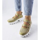 Gemre Green sneakers on a chunky sole Djurs | Shoptok.si