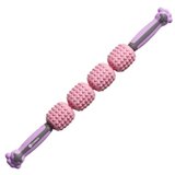 INF Four-Bead Silicone Muscle Roller Stick za globoko sprostitev mišic Pink, (5000339445) Cene